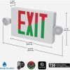 Sure-Lites Rd-Grled Emer-Exit Light APC7RG 535847
