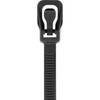 RETYZ EveryTie 6 In. Black Releasable Tie (20-Pack) EVT-S06BK-HA 503960