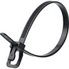 RETYZ EveryTie 12 In. Black Releasable Tie (100-Pack) EVT-S12BK-TA