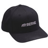 Berne Black Horizontal Logo Mesh-Back Cap H184BK20400
