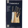 J. A. Henckels International Solution 7-Piece Knife Natural Wood Block Set 1010966 634013