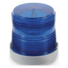 Warning Light, Blue, (6) LED, 120V AC, 65 FPM, 4 9/32 in Dia., Panel/Conduit
