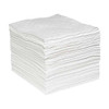 Spilltech Sorbent Pad, 29 gal, 15 in x 19 in, Oil, White, Polypropylene WPB100H