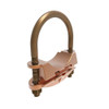 Burndy Pipe Ground Clamp,5AWG,4In GAR1726