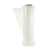 Hand Stretch Wrap, 12 in W x 1500 ft L, 80 ga, Cast Style, Clear, Standard Duty