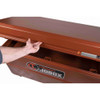 Crescent Jobox Heavy-Duty Chest, Brown, 72 in W x 24 in D x 30-3-4 in H 2-658990