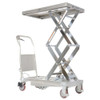 Scissor Lift Table, 800 lb. Cap, 20"W, 35-1-2"L  CART-800-D-PSS