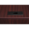 Pedestal Desk Legacy 66" Single Pedestal L-Desk,47" Re, Mahogany  LLDSP663047MH