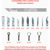 Excel Blades K2 Medium Duty Aluminum Hobby Knife 16002 326726
