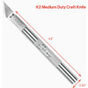 Excel Blades K2 Medium Duty Aluminum Hobby Knife 16002 326726