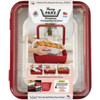 Fancy Panz Premium Red Baking Carrier with Hot/Cold Gel Pack FPHC02