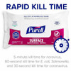 PURELL&reg; Foodservice Surface Sanitizing Wipes - White - 72 - Pack 937112 SPR-GOJ937112