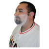 Genuine Joe Beard Cap - White - Comfortable, Breathable - 100 - Bag 85128 SPR-GJO85128