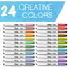 Sharpie S-Note Creative Markers, Chisel Tip - Assorted Ink - 24 - Pack 2158059 SPR-SAN2158059