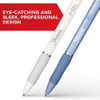 Sharpie S-Gel Pens - Black Ink - Gel-based - White Metal Barrel - 8 - Pack 2169762 SPR-SAN2169762