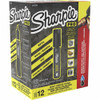 Sharpie PRO Chisel Tip Permanent Markers - Black Ink - 12 / Dozen