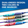 Expo 2-in-1 Dry Erase Markers - Erasable - Assorted Ink- - 4 - Pack 1944655A SPR-SAN1944655A