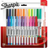 Sharpie Permanent Markers - Assorted Ink - Dry - 24 / Pack