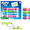 Expo Dry Erase Markers - Erasable - Assorted Ink - Dry - 4 / Pack