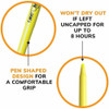 BIC Brite Liner Highlighters - Fluorescent Yellow Ink - Water Based - 24 - Box BL241YW SPR-BICBL241YW