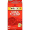 Twinings of London English Breakfast Black Tea Bag - 25 Cup - 25 / Box
