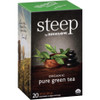 Steep by Bigelow&reg; Organic Pure Green Tea Bag - 20 Teabag - 20 / Box