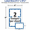 Avery&reg;  Name Badge Label 5144 SPR-AVE5144