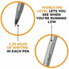 BIC Round Stic Ballpoint Pens - Medium Pen Point - Black Ink - 10 - Pack GSMP101BK SPR-BICGSMP101BK