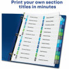 Avery Ready Index Index Divider 11321 SPR-AVE11321