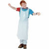 Baumgartens Kids Disposable Apron - White - Polyethylene - 1 Pack