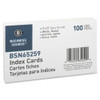 Business Source Ruled Index Cards - 5" Width x 3" Length - 100 - Pack 65259 SPR-BSN65259