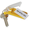 DURABLE Label Window Key Tags - Assorted - 24 / Pack