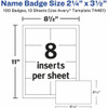 Avery&reg;  Name Badge 74461 SPR-AVE74461
