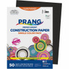 Prang Construction Paper - Multipurpose - 9" Width x 12" Length - Black - 1 Pack