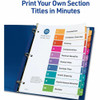 Avery Ready Index Index Divider 11072 SPR-AVE11072