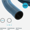 EZ-FLO 1-1-2"x25' Vac Hose 98596 438078
