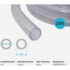 Eastman EZ-Flo 25 Ft. Braided Vinyl Tubing 1 In. ID x 1-1-4 In. OD Bulk Spool 98579 459727