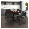 Cain Cain Round Table & Chair Set, Wood, Metal, Polypropylene Top TB48RNDMH44BK