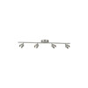 Afx Core 4 Light LED Fixed Rail,Nickel CRRF4450L30SN