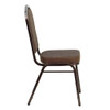 Flash Furniture Brown Fabric Banquet Chair,PK4 4-FD-C01-COPPER-008-T-02-GG