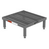 Work Platform, 9 in to 14 in H, 24 in W, 24 in D, Steel, 500 lb Load Capacity