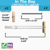 Toggler Snaptoggle 3-16 In.-24 x 2 In. Toggle Bolt (2-Count) 50350 208249
