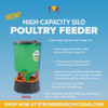 Stomberg's 65 Lb. Capacity Silo Chicken Feeder ph194 725597
