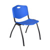 Kee Square Table & Chair Set, Wood, Metal, Plastic Top, Grey  TB3636GYBPBK47BE