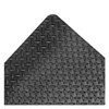 Antifatigue Mat, 5 ft. L x 3 ft. W, 3/4" Thickness, Vinyl, Diamond Plate, Black
