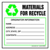 Accuform DOT Handling Label, Paper, 4" W, 4" H MHZW47PSC