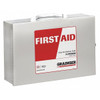 Manufacturer Varies First Aid Kit and Housing, Metal Cabinet, 355 Components, 75 People Served 59031