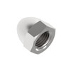 Low Crown Cap Nut, 7/16"-20, 18-8 Stainless Steel, Plain, 0.688 in H, 5 PK