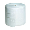 Pig Sorbent Roll, 19 gal, 15 in x 150 ft, Oil, White, Polypropylene MAT443