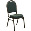 Hercules Banquet Chair, 17-1-4 in W 20-1-4" L 37-1-2" H, Fixed, Fabric Seat  FD-C03-GOLDVEIN-4003-GG